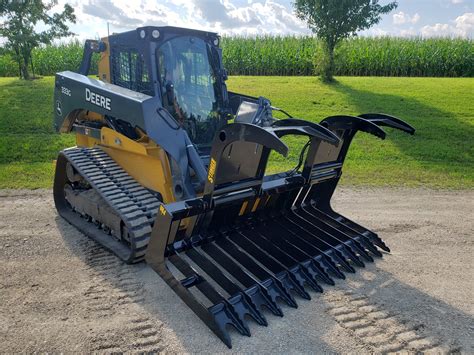 skid steer brush grapple for sell|heavy duty skid steer grapple.